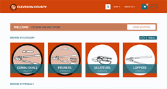 Desktop Screenshot of clevedoncounty.com